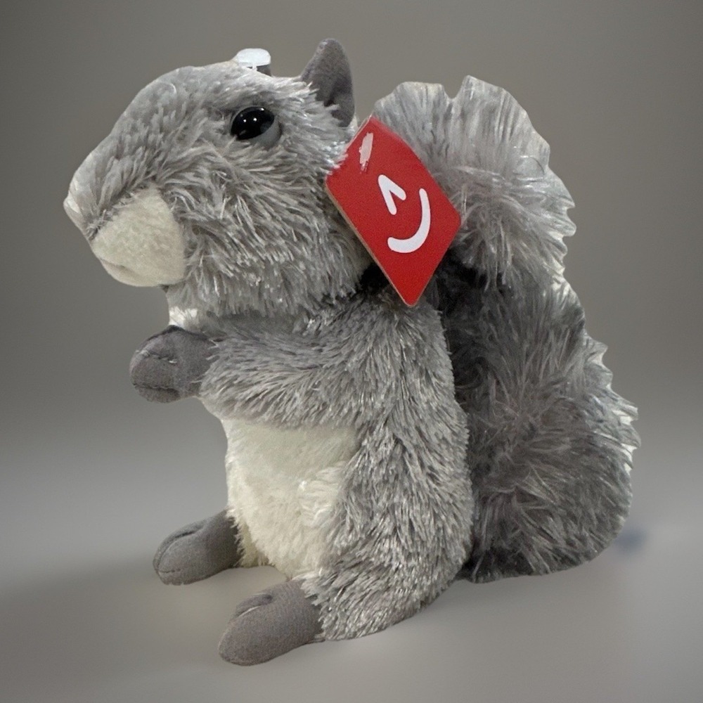 2019 Aurora Nutty 30532 Gray Squirrel Plush Stuffed Animal 6" Toy Woodland W/tag